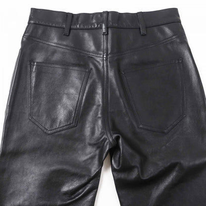CELINE Pants 2G093656E Main: 100% calfskin black Women 26