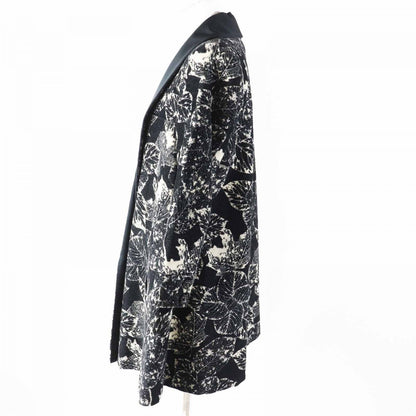 CHANEL coat P60011 Main: 100% cotton, Lining: 100% silk, Part: 100% silk Black light beige Women 38