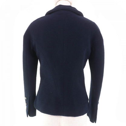 CHANEL Jacket P42610V18196  wool Navy 38