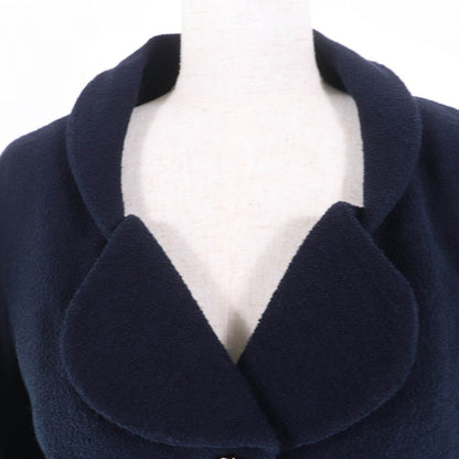 CHANEL Jacket P42610V18196  wool Navy 38