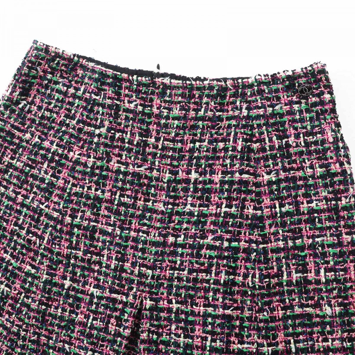 CHANEL Tweed skirt P60792 Main: 55% polyamide, Main: 13% polyester, Main: 11% viscose, Main: 10% cotton, Main: 6% wool Multi Women 36