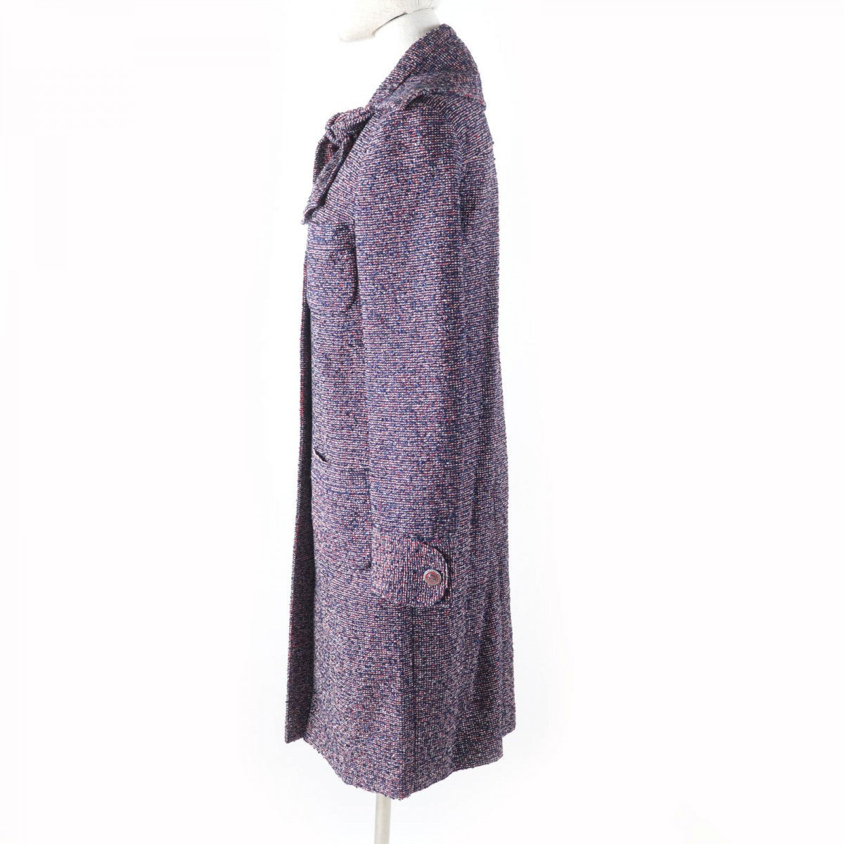 CHANEL coat 16P P53413 Outer: 90% cotton, Outer: 10% nylon, Lining: 100% silk multicolor Women 34