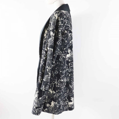 CHANEL coat P60011 Main: 100% cotton, Lining: 100% silk, Part: 100% silk Black light beige Women 36