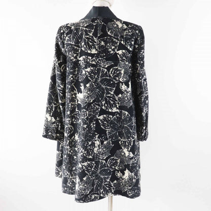 CHANEL coat P60011 Main: 100% cotton, Lining: 100% silk, Part: 100% silk Black light beige Women 36