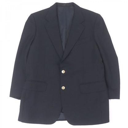 BURBERRY tailored jacket wool Navy 96-86-170