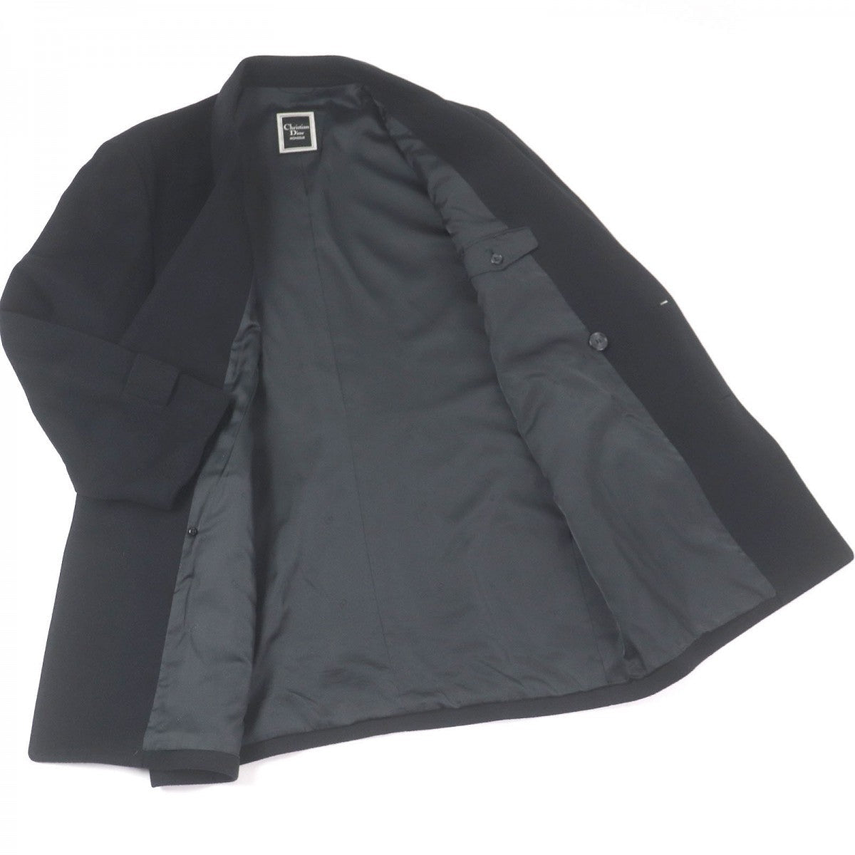 Christian Dior coat Outer: 100% cashmere, Lining: 50% cupra, Lining: 50% polyester black mens L