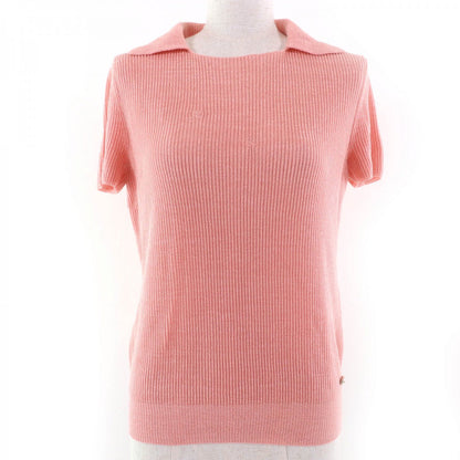 CHANEL knit 17P P56135K07344 Main: 52% polyester, Main: 48% cupra pink Women 40