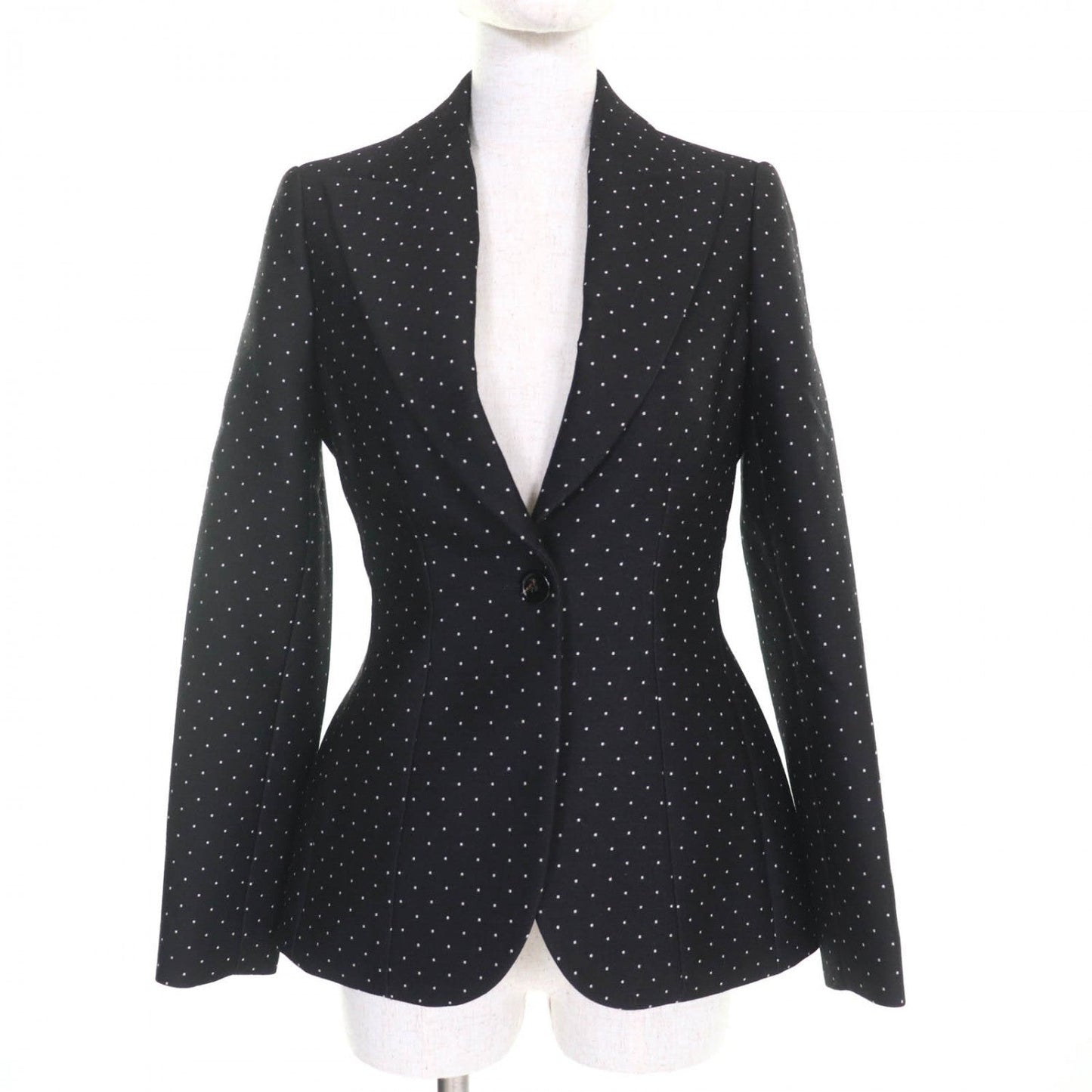 Christian Dior setup wool Black White Jacket 40/Pants 38