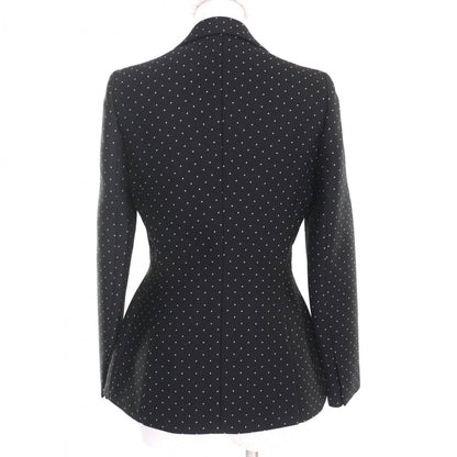 Christian Dior setup wool Black White Jacket 40/Pants 38