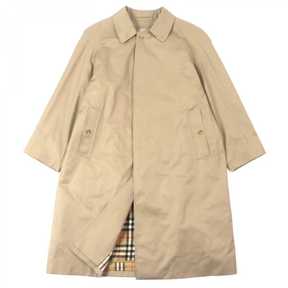 BURBERRY Stainless collar coat Outer: 51% cotton, Outer: 49% polyester, Lining: 50% polyester, Lining: 50% cotton, Liner: 100% wool beige mens 40