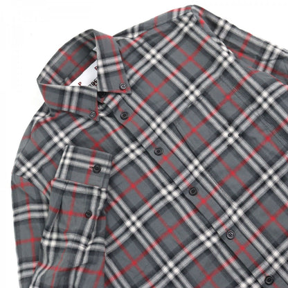 BURBERRY LONDON Long sleeve shirt 8057292 Main: 100% cotton Gray type mens XS