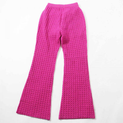 CHANEL Pants 23A P75369 Main: 100% wool, part: 96% wool, part: 3% nylon, part: 1% polyurethane, lining: 86% silk Fuchsia (pink type) Women 34