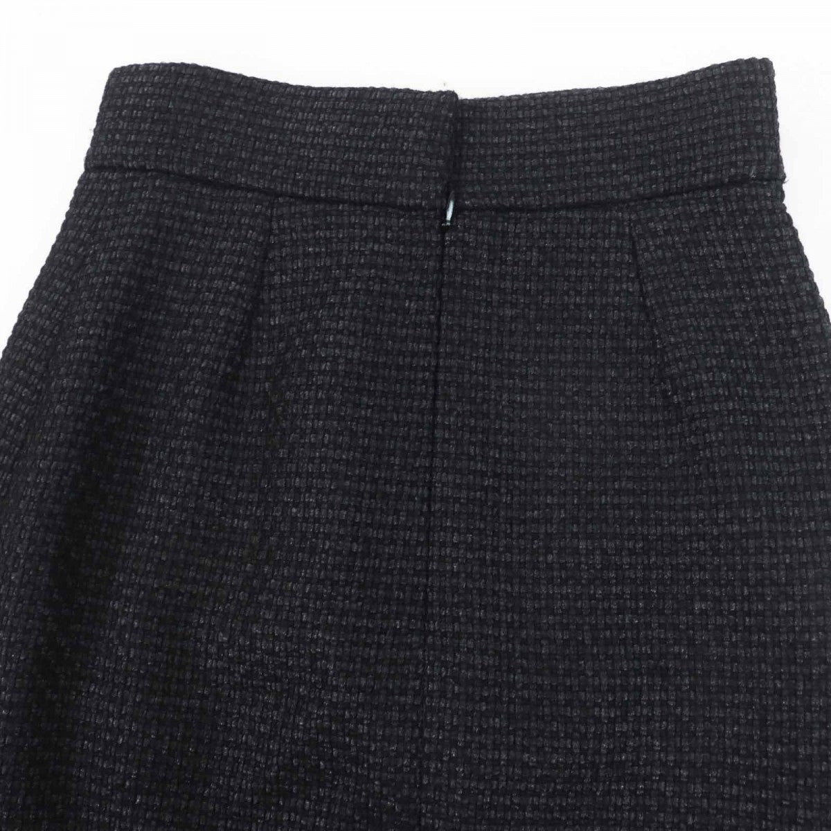 CHANEL skirt P36751 Outer: 50% wool, Outer: 24% nylon, Outer: 17% alpaca, Outer: 9% acrylic, Lining: 100% silk black Women 36