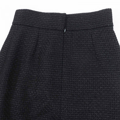 CHANEL skirt P36751 Outer: 50% wool, Outer: 24% nylon, Outer: 17% alpaca, Outer: 9% acrylic, Lining: 100% silk black Women 36