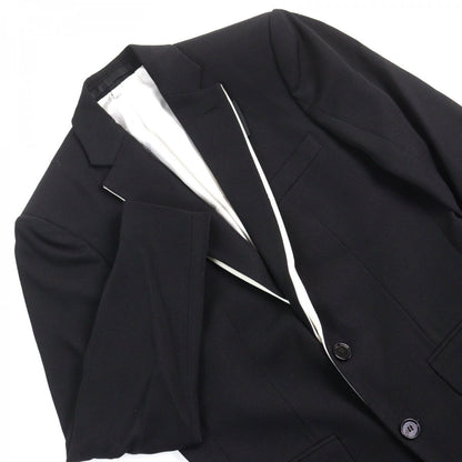 BURBERRY LONDON tailored jacket 4559227 Outer: 100% wool, Lining: 100% cupra, Sleeve lining: 50% acetate, Sleeve lining: 50% cupra, Part: 68% wool Black White mens 44