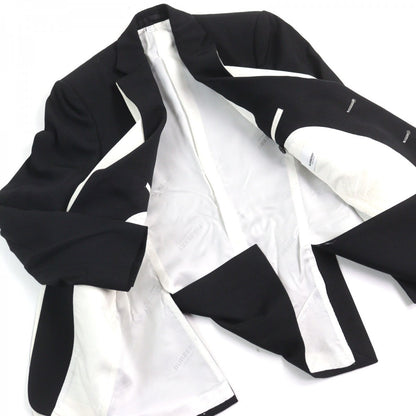 BURBERRY LONDON tailored jacket 4559227 Outer: 100% wool, Lining: 100% cupra, Sleeve lining: 50% acetate, Sleeve lining: 50% cupra, Part: 68% wool Black White mens 44