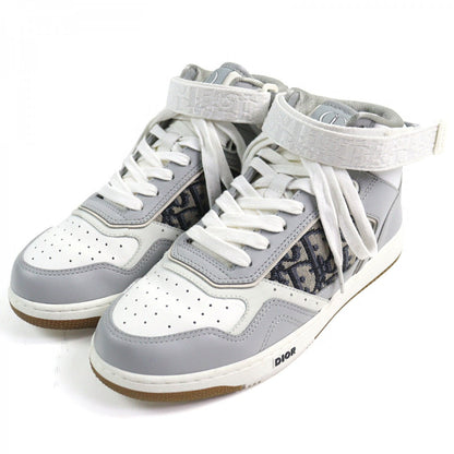 Dior HOMME sneakers 3SH132ZIR Main: Leather Gray white B27 LT CALF OBLIQUE JAC mens 39