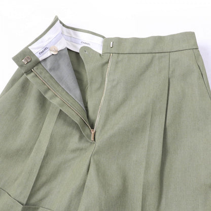 CHANEL Shorts P55496V33481 cotton khaki 38