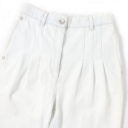 CHANEL Denim pants P64118V60184 Main: 100% cotton, some parts: 65% polyester, some parts: 35% cotton Indigo Women 38