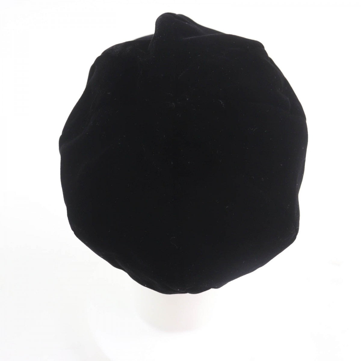 CHANEL Casquette Outer: 92% viscose (rayon), Outer: 8% silk, Lining: 100% cotton, Part: 100% metal black Women M