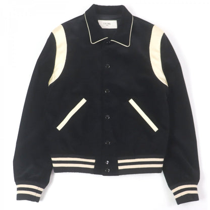 CELINE Stajan 2V191824D Main: 85% cotton, Main: 15% polyester, Main: 100% rayon, Lining: 100% rayon, Part: 100% cotton black mens 46