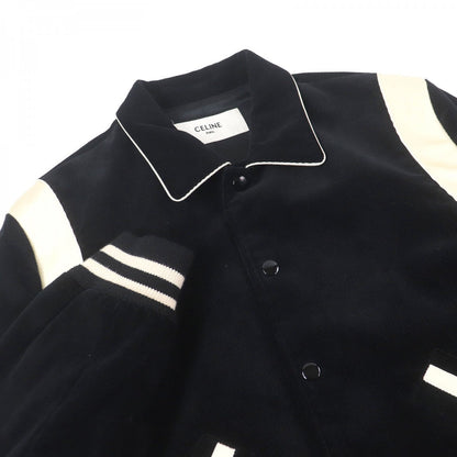 CELINE Stajan 2V191824D Main: 85% cotton, Main: 15% polyester, Main: 100% rayon, Lining: 100% rayon, Part: 100% cotton black mens 46