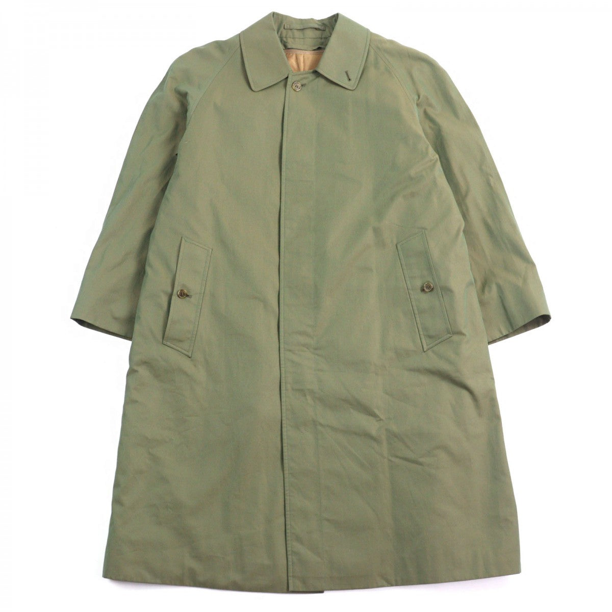 BURBERRY Stainless collar coat BAB56-900-45 Outer: 100% cotton, Lining: cotton, Sleeve lining: rayon, Liner: 100% wool, Liner: rayon iridescent mens S