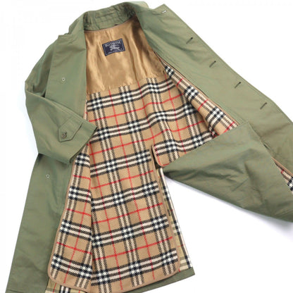 BURBERRY Stainless collar coat BAB56-900-45 Outer: 100% cotton, Lining: cotton, Sleeve lining: rayon, Liner: 100% wool, Liner: rayon iridescent mens S
