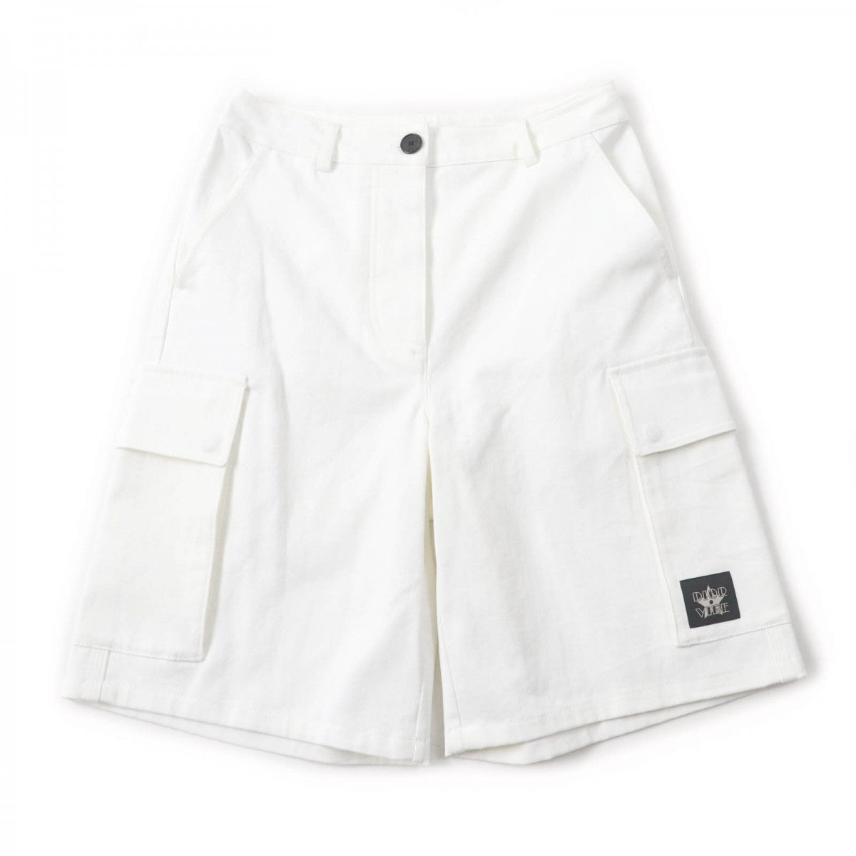 Christian Dior cargo pants 247P41A3339 Main: 99% cotton, Main: 1% elastane white DIOR VIBE Women 40