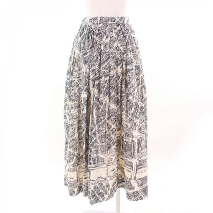Christian Dior skirt 351J90A3294 cotton White black 38