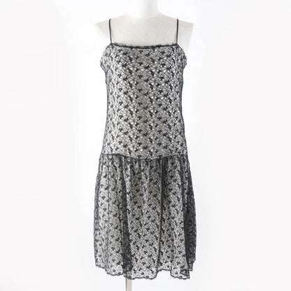 CHANEL one piece P56062 Outer: 72% cotton, Outer: 28% nylon, Lining: 100% silk black Women 36