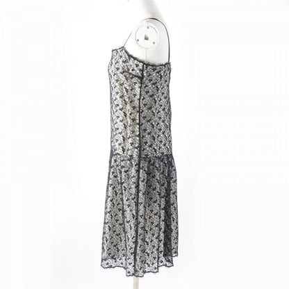 CHANEL one piece P56062 Outer: 72% cotton, Outer: 28% nylon, Lining: 100% silk black Women 36