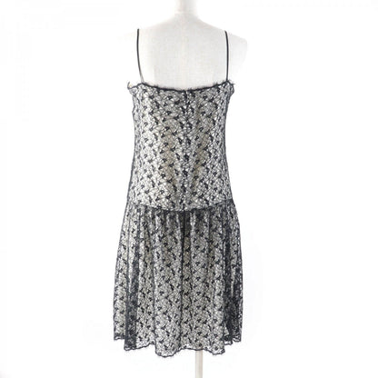 CHANEL one piece P56062 Outer: 72% cotton, Outer: 28% nylon, Lining: 100% silk black Women 36