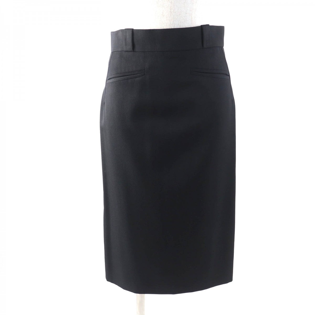 CHANEL Tight Skirt Outer: 100% wool, Lining: 100% silk black Women 34