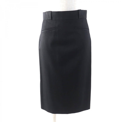 CHANEL Tight Skirt Outer: 100% wool, Lining: 100% silk black Women 34