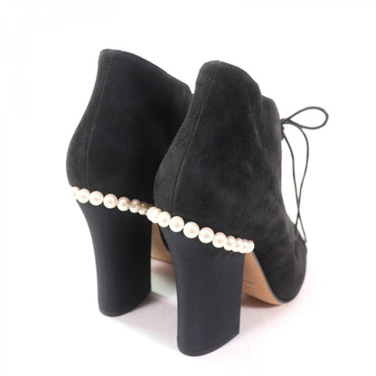 CHANEL Ankle boots G33443 Main: Suede leather black Women 35.5