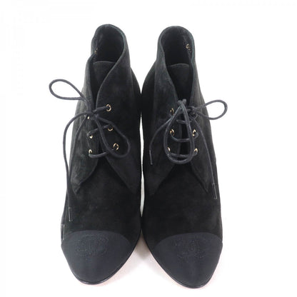 CHANEL Ankle boots G33443 Main: Suede leather black Women 35.5