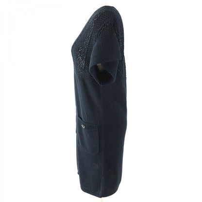 CHANEL one piece P58547 Main: 100% cotton Navy Women 34