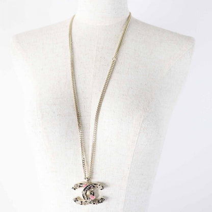 CHANEL Necklace B24P ABD325 metal multicolor Icon Necklace COCO Mark Heart Perfume Camellia Women