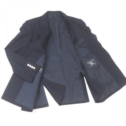 BURBERRY tailored jacket wool Navy
