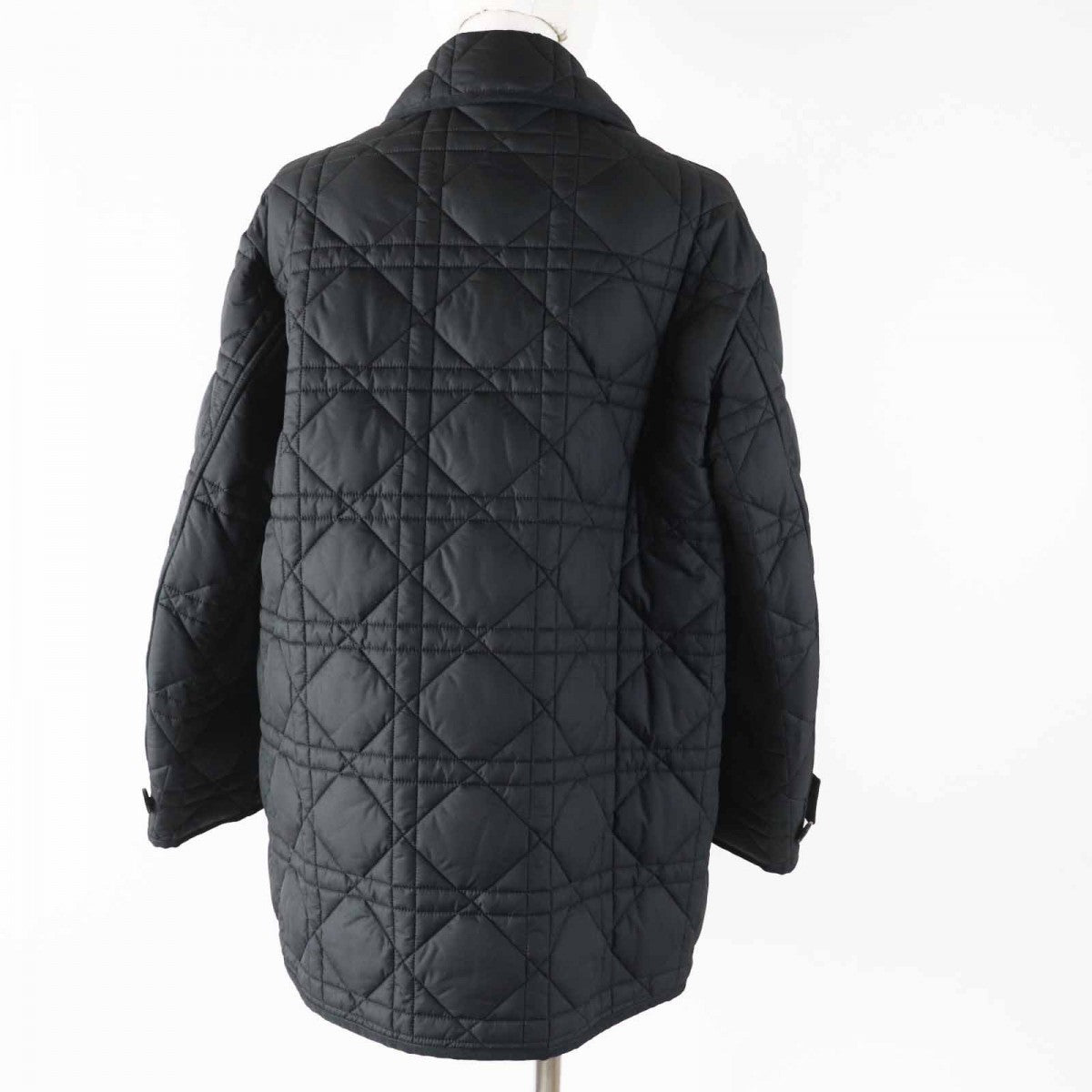 Christian Dior Jacket 157C24A2827 Main: 100% polyester, Filling: 100% polyester black Microcannage technical taffeta Women 36