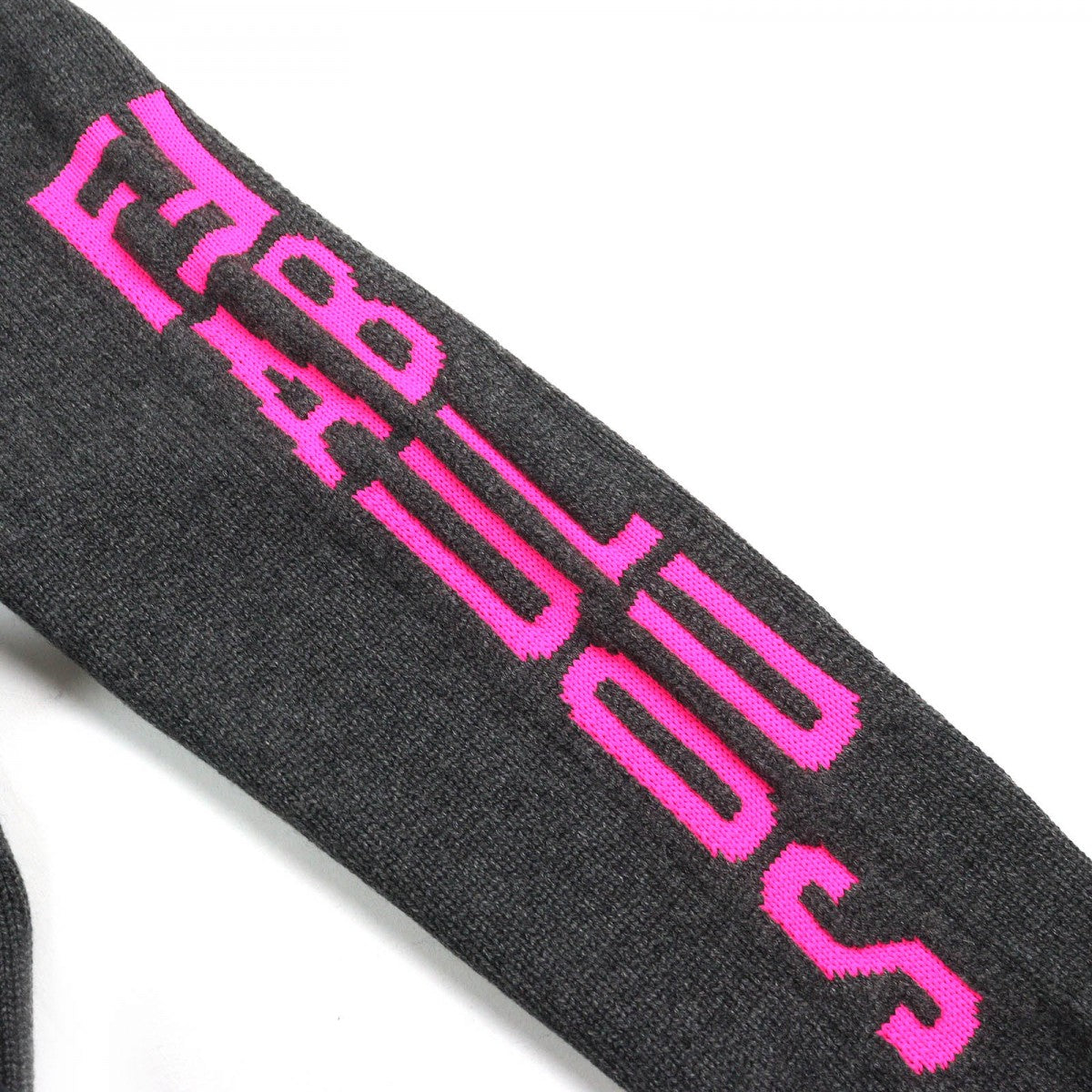 FENDI knit FZZ469 Main: 100% cashmere, Part: 100% nylon Charcoal gray pink mens 52