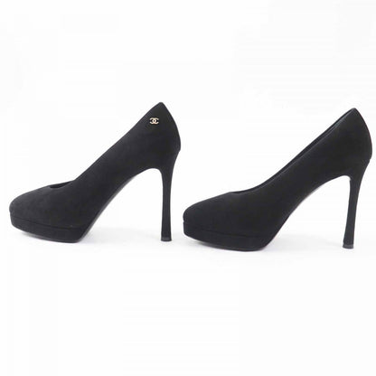 CHANEL pumps 23K G45288 Main: Suede leather black Women 38