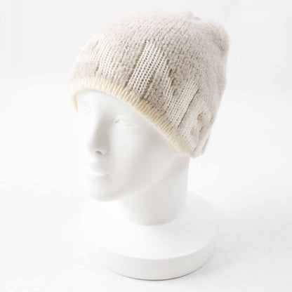 CHANEL Knit cap 21B Main: 49% cashmere, Main: 40% wool, Main: 11% silk Beige white Women