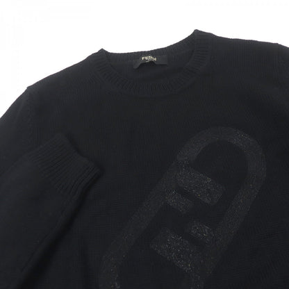 FENDI sweater FZX088 Main: 100% wool black mens 52