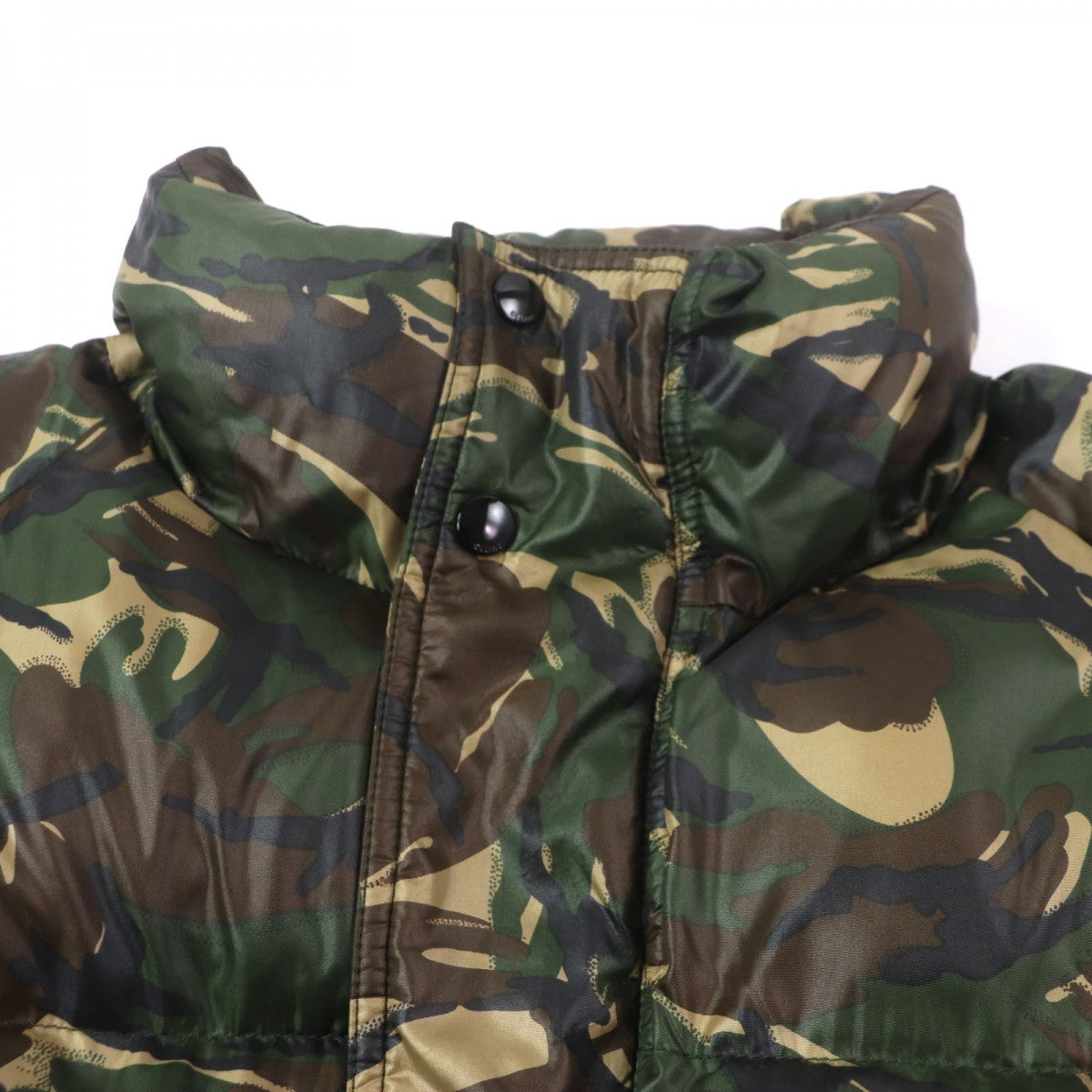 CELINE Jacket 2W4300610 Outer: 100% nylon, Lining: 100% nylon, Part: 100% polyester, Filling: 100% polyester Green Brown Multi mens 54