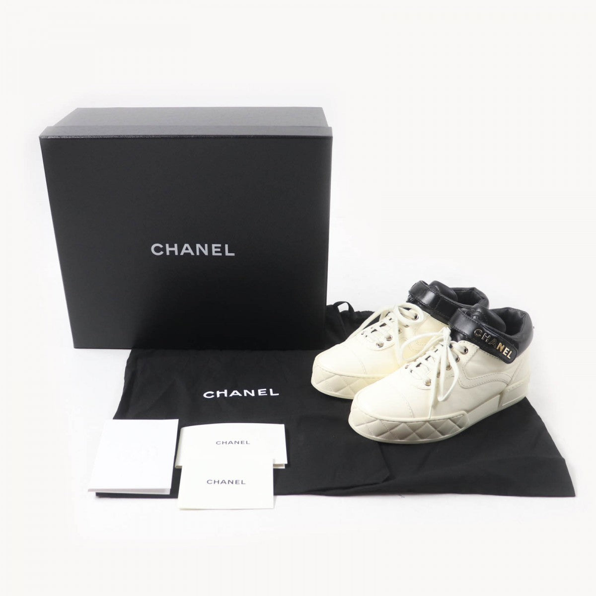 CHANEL sneakers 19A G34967 Main: Leather Ivory Women 36