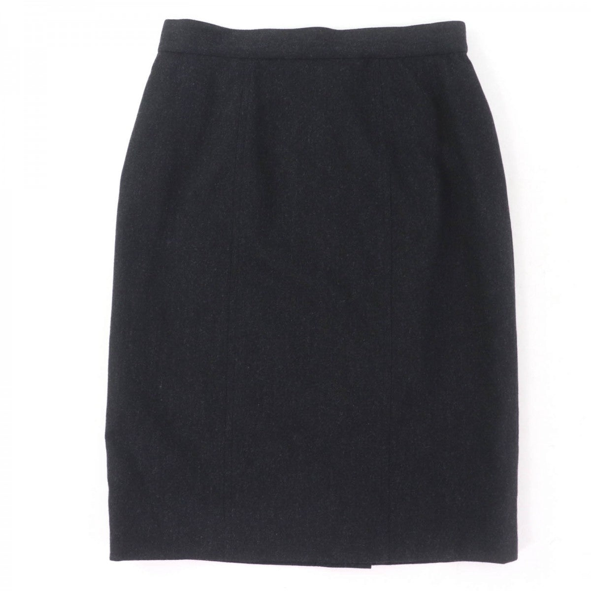 CHANEL Tight Skirt P05858V03532 Main: 100% wool, Lining: 100% silk Dark gray Women 38