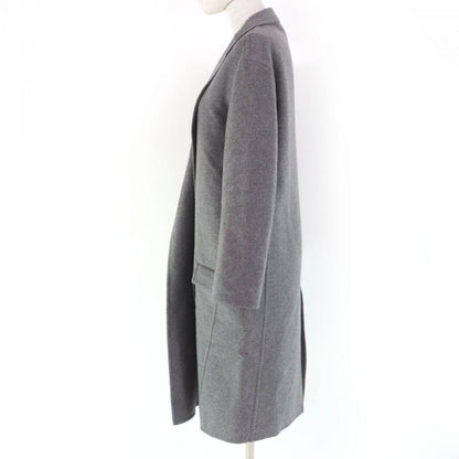 CELINE coat 28H13/6700 Main: 100% cashmere, sleeve lining: 100% silk gray Women 34