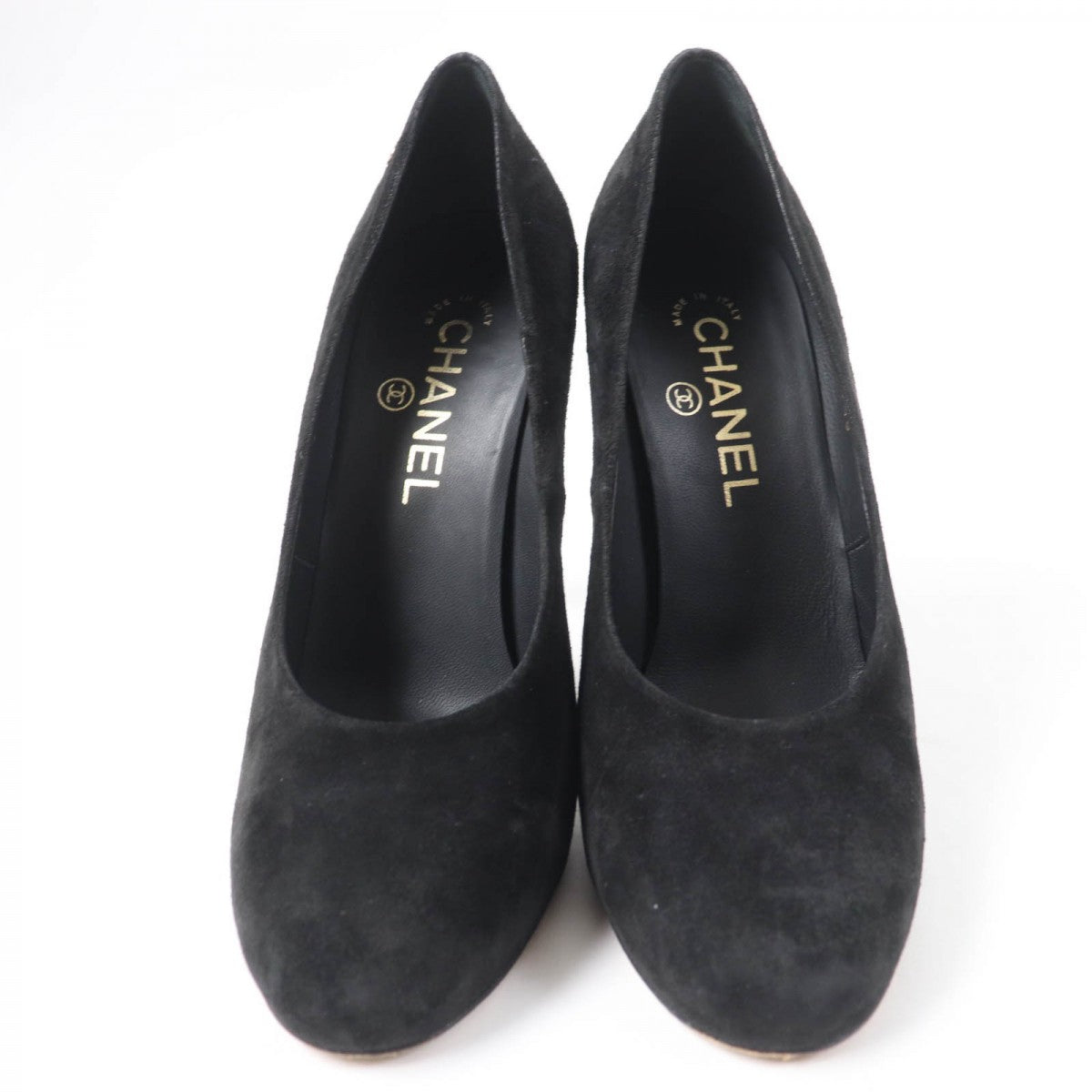 CHANEL pumps G33546 Main: Suede leather black Women 38